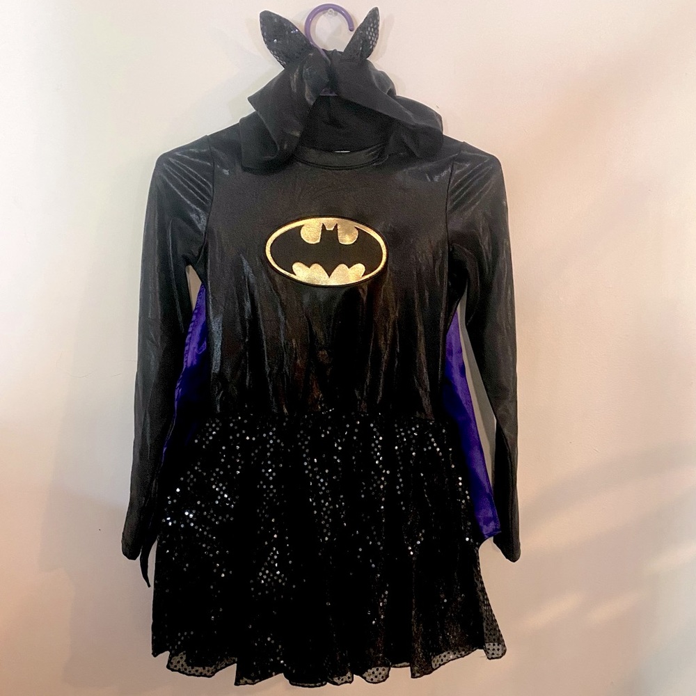 Bat Girl Costume for Girls Size L 10/12